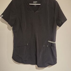 Scrubstar Black Short Sleeve Women's Top